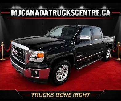 2014 GMC Sierra 1500 SLT Crew Cab  Triple Black, Leather & Sunro