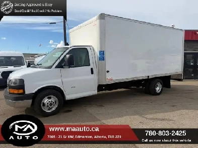 2018 GMC SAVANA CUTAWAY 3500 16 FT CUBE VAN 3500 Van 177' CUBE V