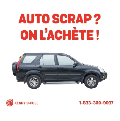 Voiture scrap à vendre à Drummondville ? – Remorquage gratuit
