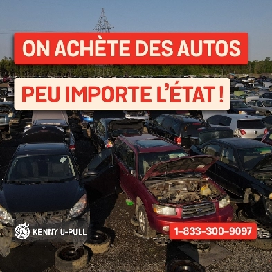 Auto à vendre ? ACHAT D’AUTO SCRAP ✅