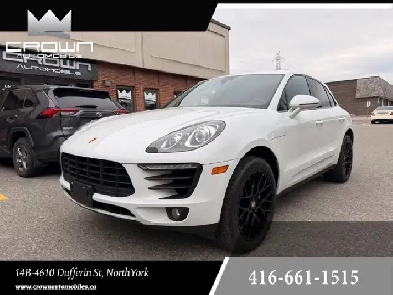 2018 Porsche Macan S AWD, PANO ROOF, NAV, PREMIUM PLUS PKG