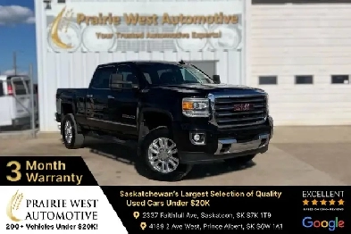2015 GMC Sierra 2500HD SLT 4WD Crew Cab 6.6L V8 Diesel | Sunroof
