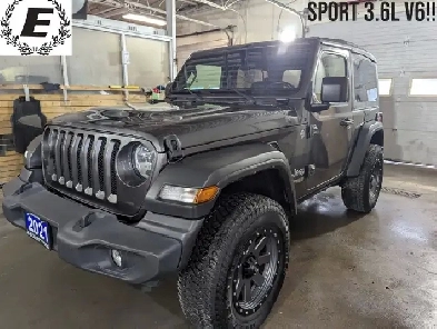 2021 Jeep Wrangler SPORT WITH REMOVABLE SOFT TOP!