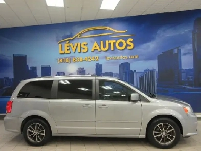 DODGE GRAND CARAVAN 2017 SXT PREMIUM PLUS STOW-N-GO CUIR/TISSU B