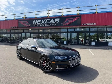 2018 Audi S4 TECHNIK AWD LEATHER PAN/ROOF NAV B/SPOT COOLED SEA