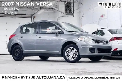 2007 NISSAN Versa AUTOMATIQUE/AIR CLIMATISE/GROUP ELEC/146,000km