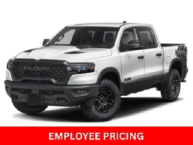2026 Ram 1500 | REBEL Crew 4x4 | HEATED SEATS | WIRELESS CHARGIN