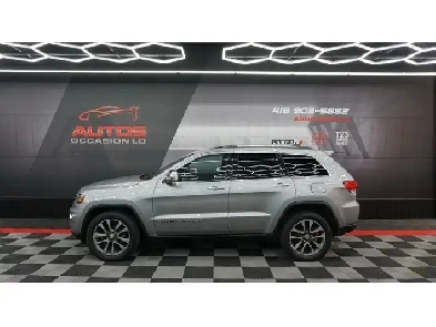 2018 Jeep Grand Cherokee LIMITED 4X4 V6 3.6L AUTO CUIR TOIT GPS