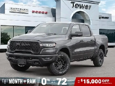 2026 Ram 1500 Rebel | 5.7L HEMI V8 eTorque | Leather-Faced