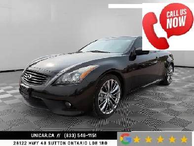 2013 Infiniti G37 Convertible Convertible Base Leather Seats Nav