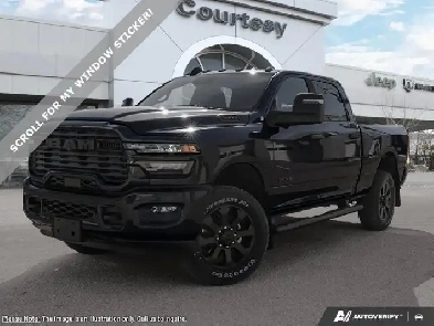 2026 Ram 3500 Big Horn | NIGHT EDITION | FRONT HEATED SEATS