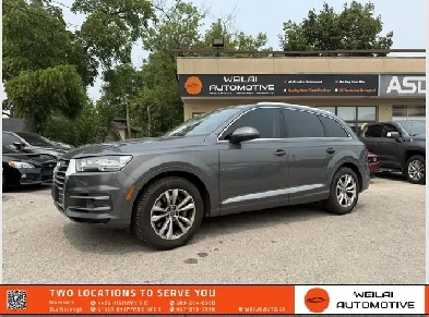 2018 Audi Q7 Progressiv/No Accident/HUD/7 Seats!