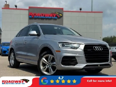 2016 Audi Q3 2.0T Progressiv Heated Seats | Pana Roof | Bluet...