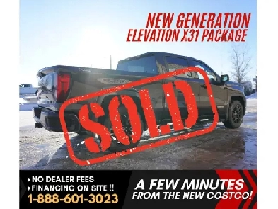 2024 GMC Sierra 1500 ELEVATION X31 OFF RD 4X4, 5.3L V8, LOADED &