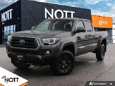 2021 TOYOTA TACOMA DOUBLE CAB V6 SR5 - Local Manitoba Vehicle |