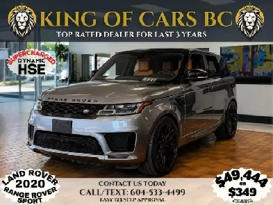 2020 LAND ROVER RANGE ROVER SPORT