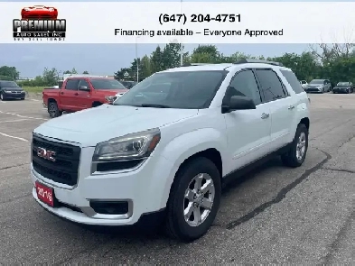 2016 GMC Acadia  3 YEAR WARRANTY INCLUDED