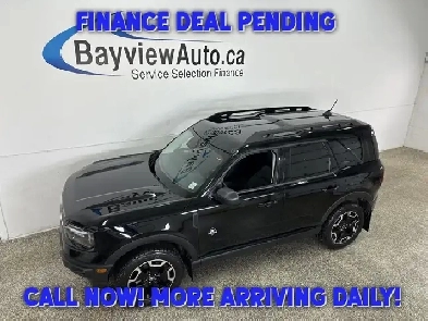 2024 Ford Bronco Sport Outer Banks 4x4 - LEATHER/14KM/BLACK!