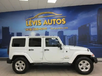 JEEP WRANGLER 2015 UNLIMITED SAHARA AUTOMATIQUE V6 3.6L TOUT EQI