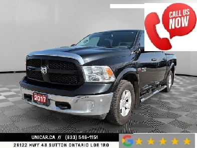 2017 Ram 1500 Outdoorsman / 5.7L HEMI V8 / 4WD / Crew Cab / 5.7’