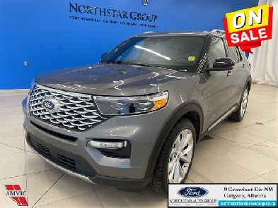 2022 Ford Explorer Platinum HEATED LEATHER SEATS - SUNROOF - 3.0