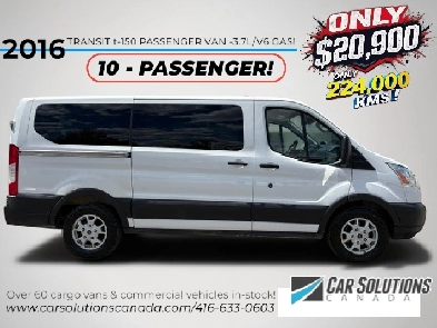 2016 FORD TRANSIT T-150 !! 10-PASSENGER !! WAGON