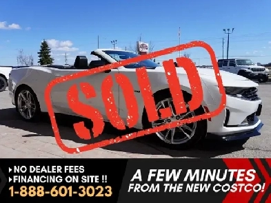 2020 Chevrolet Camaro RALLY SPORT (RS) - LOADED - SUMMER READY!
