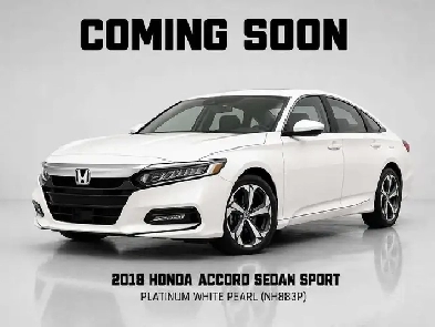 2018 Honda Accord Sport - 6MT | Local Unit | Moonroof | Carplay