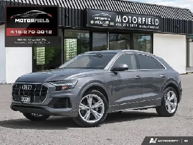 2020 Audi Q8 Technik TFSI Quattro 360 Cam, B&O, Adaptive Cruise