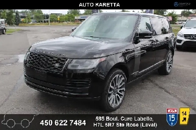 2019 Land Rover Range Rover SUPERCHARGED/LONG WHEELBASE/HEADS UP