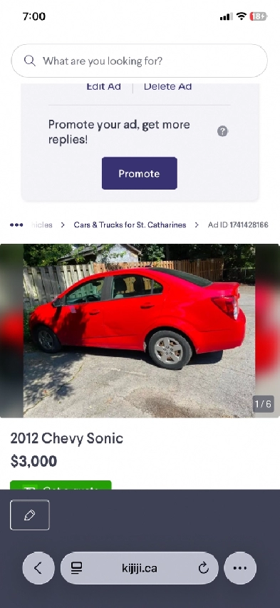 2012 Chevy Sonic