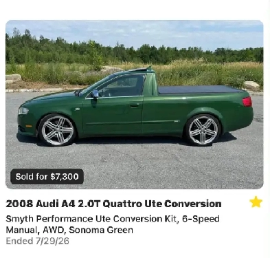 WANTED A4 pick up