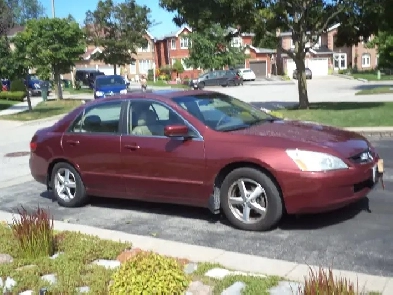 2005  HONDA ACCORD EXL, 76000 Kilometers.