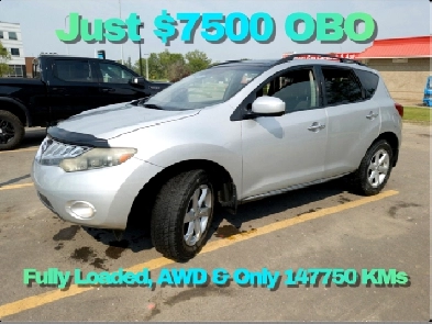 2009 Murano AWD Mint & Low-KMs ⭐Just $7500 OBO⭐