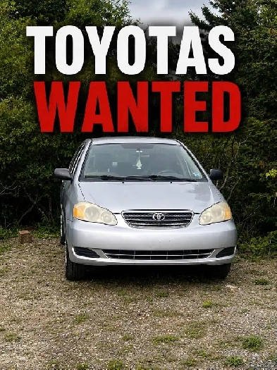 BUYING TOYOTA VEHICLES ANY CONDITION