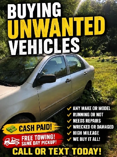 BUYING TOYOTAS ANY CONDITION