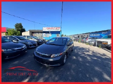 2012 Honda Civic LX 122KM CERTIFIED-WARRANTY