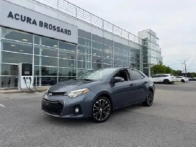 2015 Toyota Corolla S Toit ouvrant Cuir noir Caméra de recul Blu