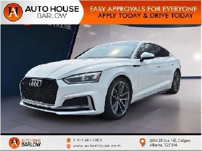 2018 Audi S5 Sportback Prestige 3.0 AWD LUXURY LEATHER SEATS PAN