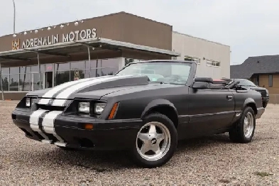1986 Ford Mustang PUCNHED OUT 351 MANUAL, RAG TOP