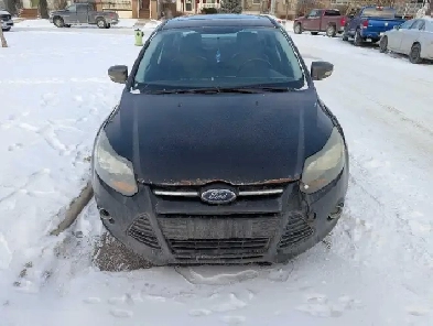 2014 Black Ford Focus Titanium