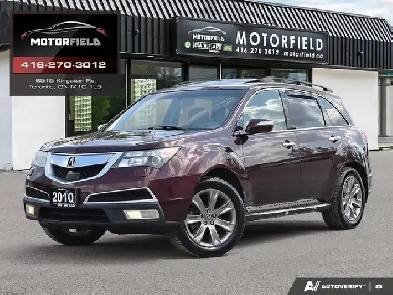 2010 Acura MDX AWD Elite Pkg Sunroof, Leather, 7 Passenger