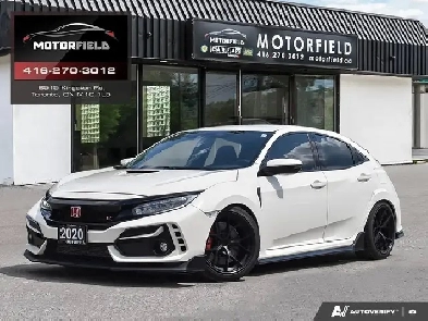 2020 Honda Civic Type R Manual White/Red, 306HP, Brembo