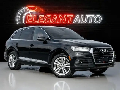 2018 Audi Q7 TECHNIK| S-LINE|CLEAN CARFAX |BANG&OLUFSEN|NAV|SUNR