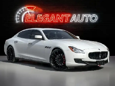 2015 Maserati Quattroporte SQ4 |CLEAN CARFAX|NAV|ROOF|BACKUP|LOW