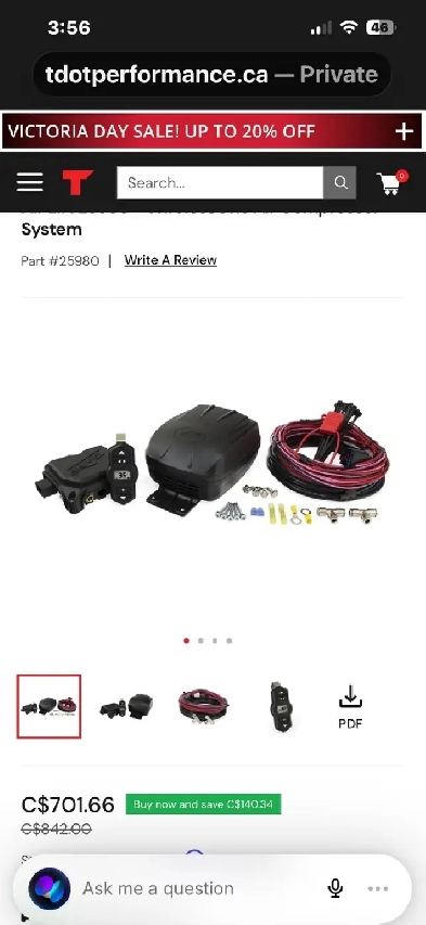 AIR LIFT 5000 F150 Raptor air bags