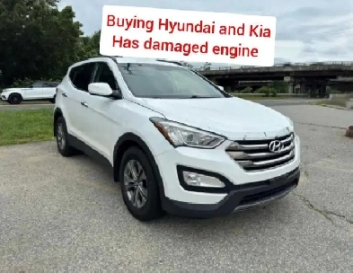 Wanted : Hyundai and Kia / has damaged engine