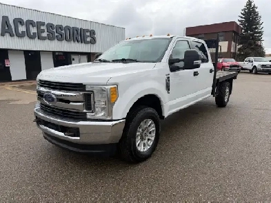 2017 FORD F-350 XLT FLAT DECK LOW KM/ AS LOW AS 402 B/W @8.99 60
