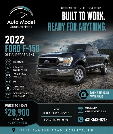 2022 Ford F-150 SUPERCAB XLT FX4 4X4 /ACCIDENT FREE/138 KM - ONL