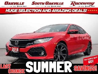 2018 Honda Civic SPORT TOURING | SUNROOF | HEATED LEATHER SEATS